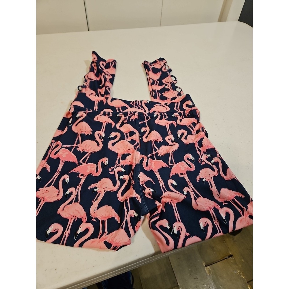 Simply Southern Flamingo Leggings Youth One Size (11"W x 24" Inseam) (1331) - Picture 8 of 8